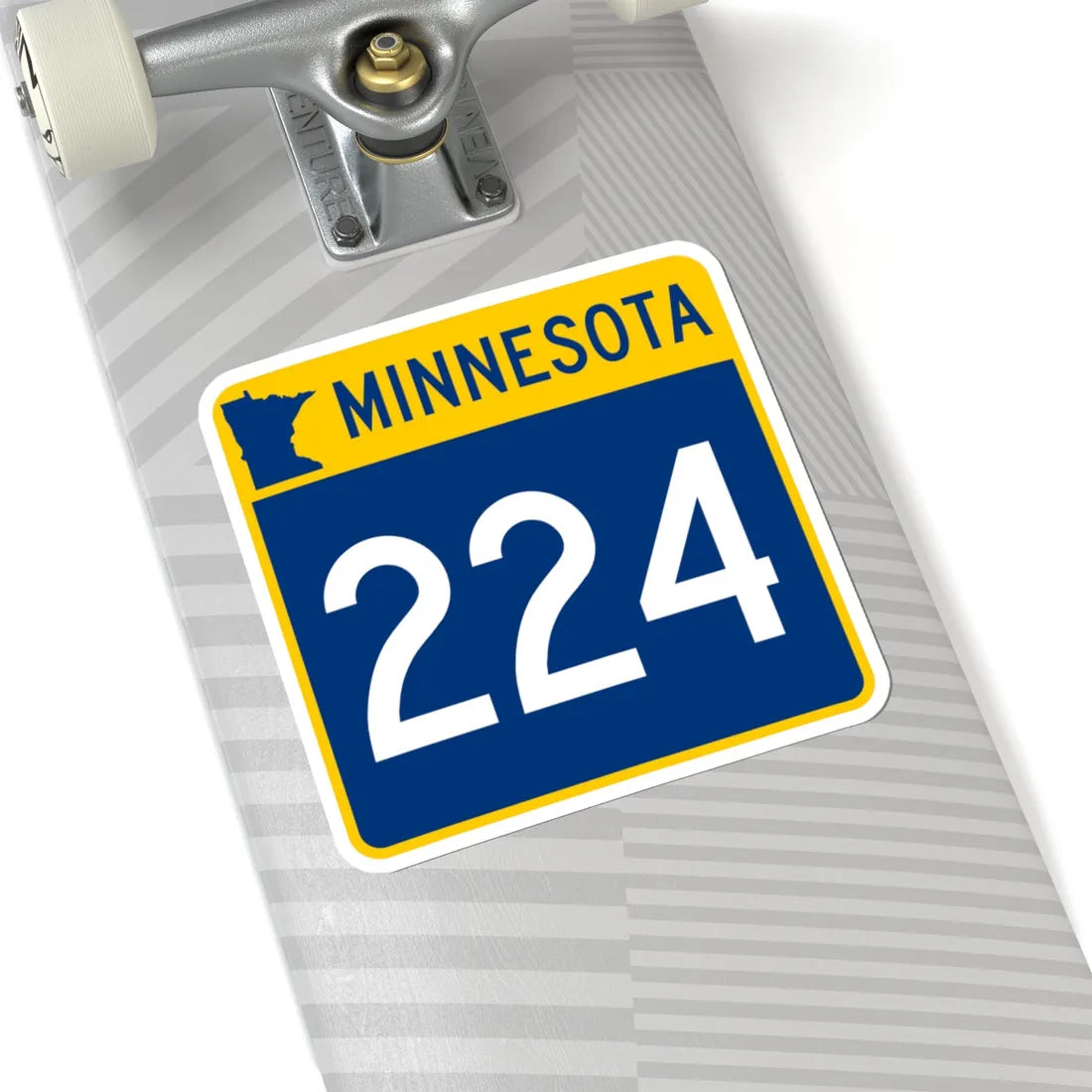 MN-224 (Minnesota) (Road Sign) STICKER Vinyl Kiss-Cut Decal - The Sticker Space