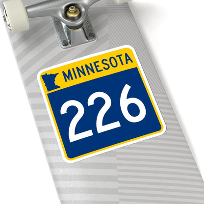 MN-226 (Minnesota) (Road Sign) STICKER Vinyl Kiss-Cut Decal - The Sticker Space