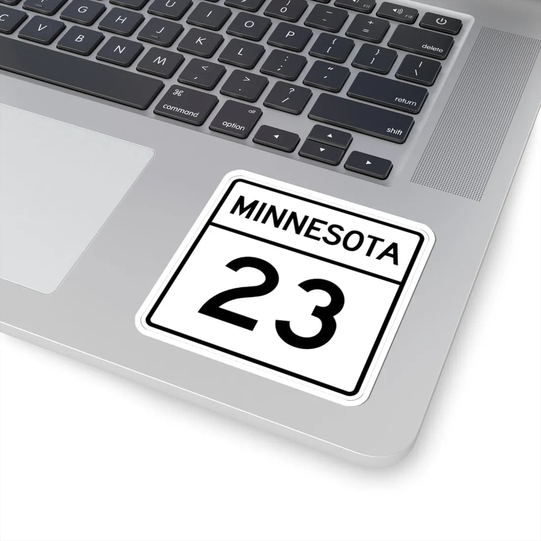MN-23 1948 (Minnesota) (Road Sign) STICKER Vinyl Kiss-Cut Decal - The Sticker Space