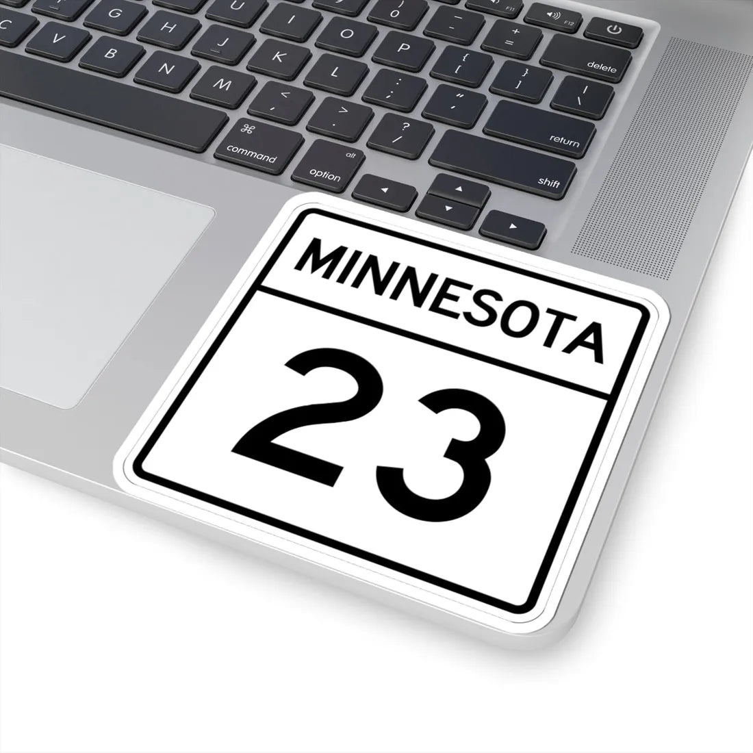 MN-23 1948 (Minnesota) (Road Sign) STICKER Vinyl Kiss-Cut Decal - The Sticker Space