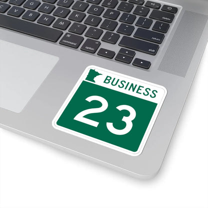 MN-23 Business (Minnesota) (Road Sign) STICKER Vinyl Kiss-Cut Decal - The Sticker Space