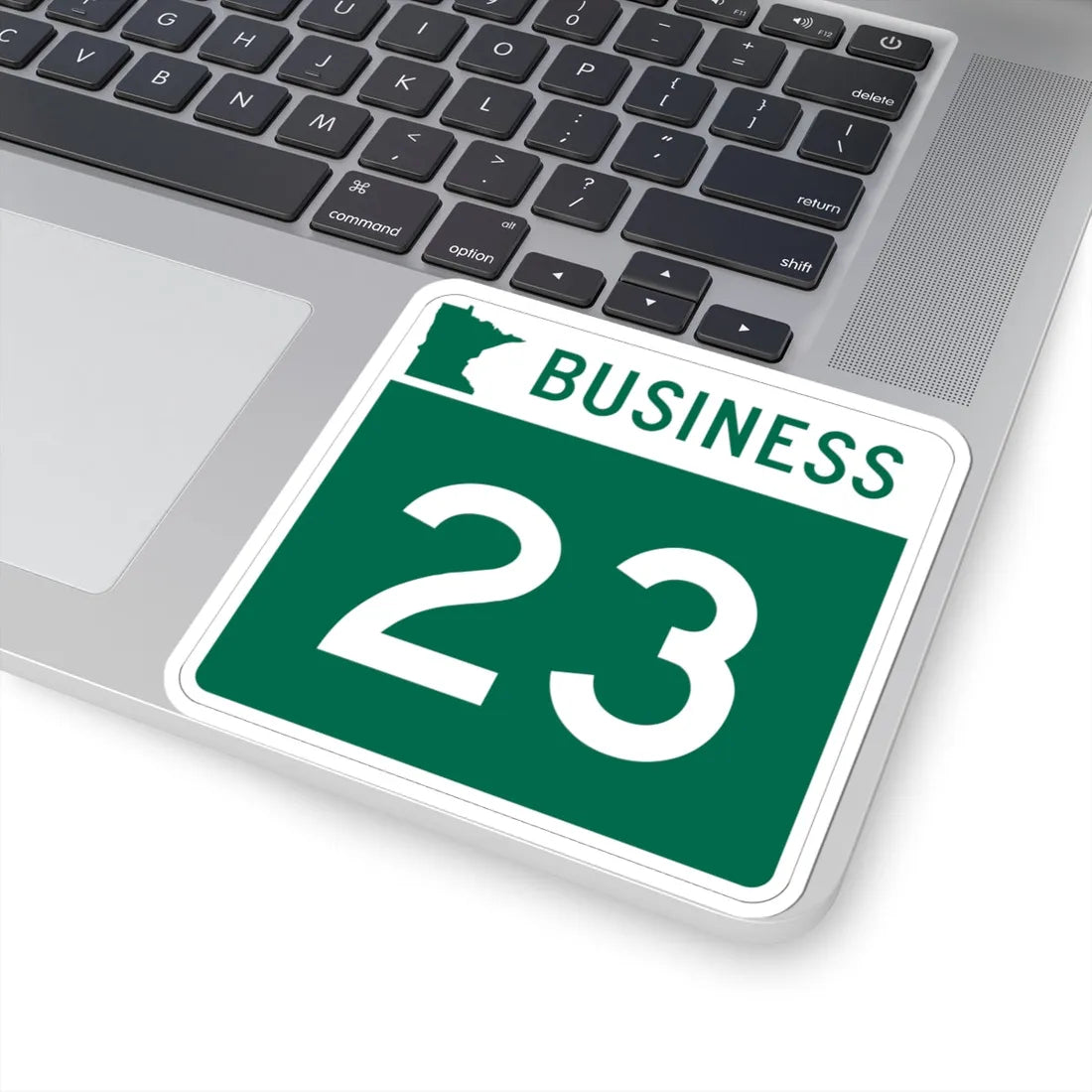 MN-23 Business (Minnesota) (Road Sign) STICKER Vinyl Kiss-Cut Decal - The Sticker Space