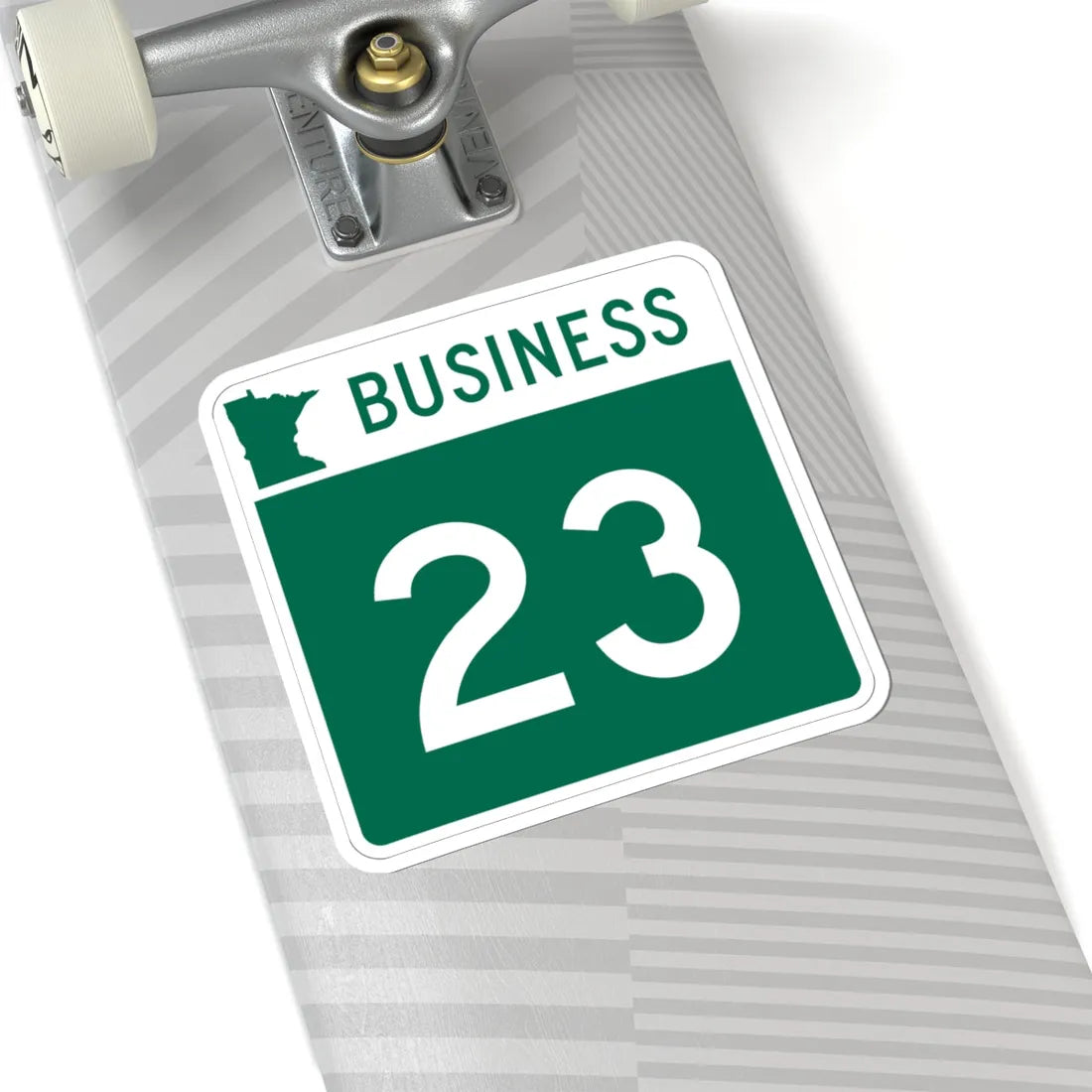 MN-23 Business (Minnesota) (Road Sign) STICKER Vinyl Kiss-Cut Decal - The Sticker Space