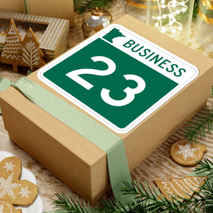 MN-23 Business (Minnesota) (Road Sign) STICKER Vinyl Kiss-Cut Decal - The Sticker Space