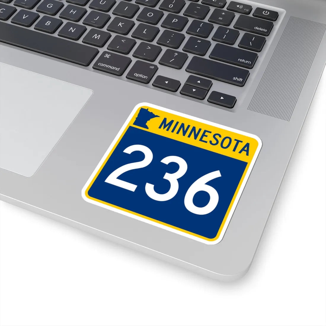 MN-236 (Minnesota) (Road Sign) STICKER Vinyl Kiss-Cut Decal - The Sticker Space