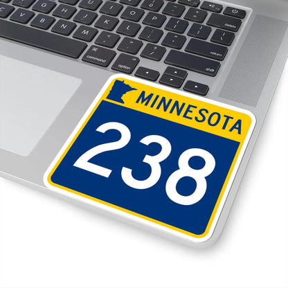 MN-238 (Minnesota) (Road Sign) STICKER Vinyl Kiss-Cut Decal - The Sticker Space