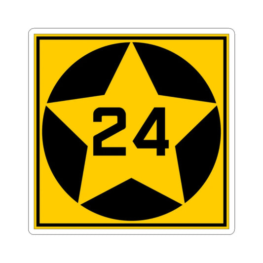 MN-24 1920 (Minnesota) (Road Sign) STICKER Vinyl Kiss-Cut Decal 2 Inch White - The Sticker Space