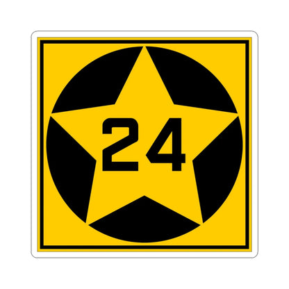 MN-24 1920 (Minnesota) (Road Sign) STICKER Vinyl Kiss-Cut Decal 4 Inch White - The Sticker Space