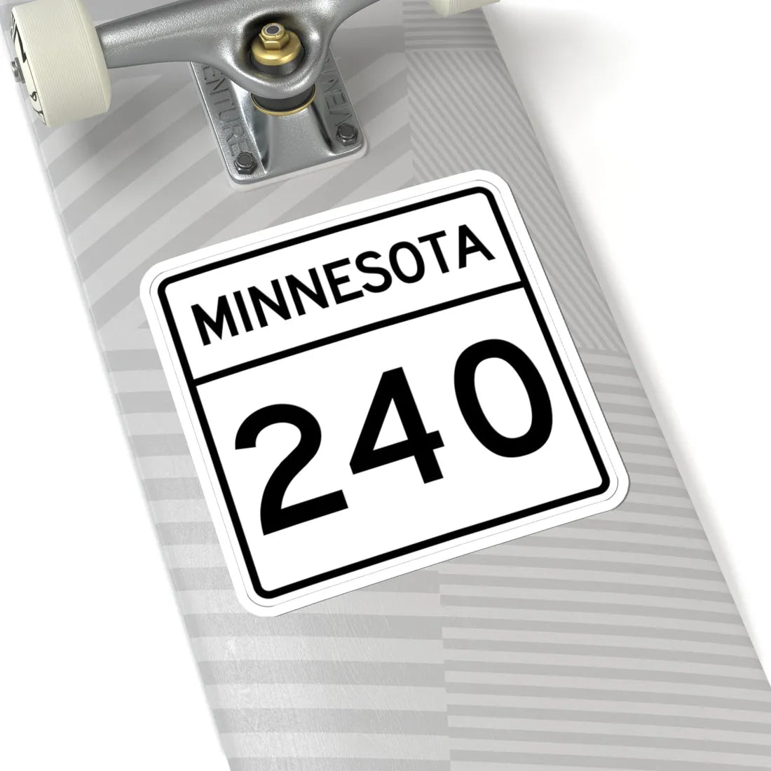 MN-240 1948 (Minnesota) (Road Sign) STICKER Vinyl Kiss-Cut Decal - The Sticker Space