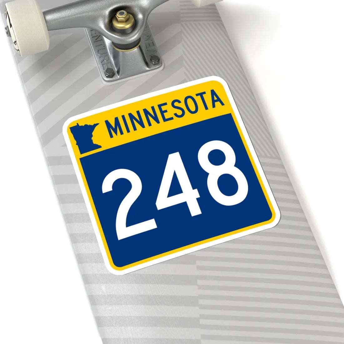 MN-248 (Minnesota) (Road Sign) STICKER Vinyl Kiss-Cut Decal - The Sticker Space