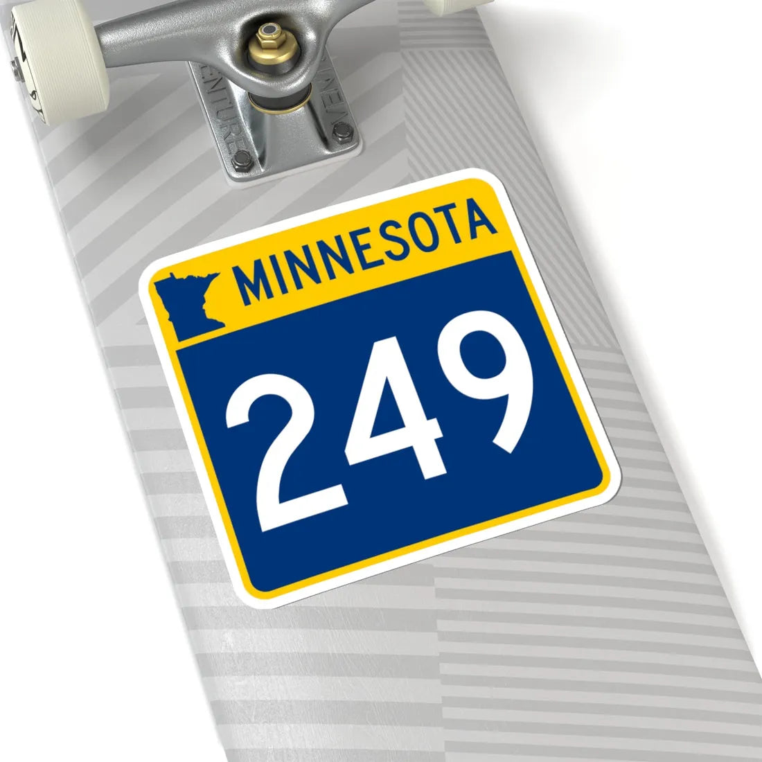 MN-249 (Minnesota) (Road Sign) STICKER Vinyl Kiss-Cut Decal - The Sticker Space