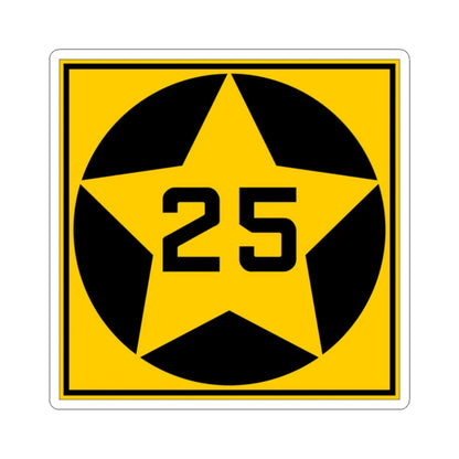MN-25 1920 (Minnesota) (Road Sign) STICKER Vinyl Kiss-Cut Decal 2 Inch White - The Sticker Space