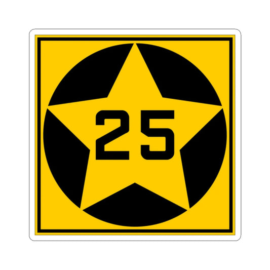 MN-25 1920 (Minnesota) (Road Sign) STICKER Vinyl Kiss-Cut Decal 2 Inch White - The Sticker Space
