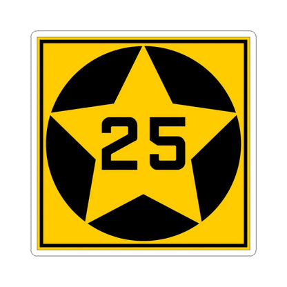 MN-25 1920 (Minnesota) (Road Sign) STICKER Vinyl Kiss-Cut Decal 4 Inch White - The Sticker Space