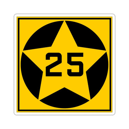 MN-25 1920 (Minnesota) (Road Sign) STICKER Vinyl Kiss-Cut Decal 6 Inch White - The Sticker Space