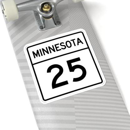 MN-25 1948 (Minnesota) (Road Sign) STICKER Vinyl Kiss-Cut Decal - The Sticker Space