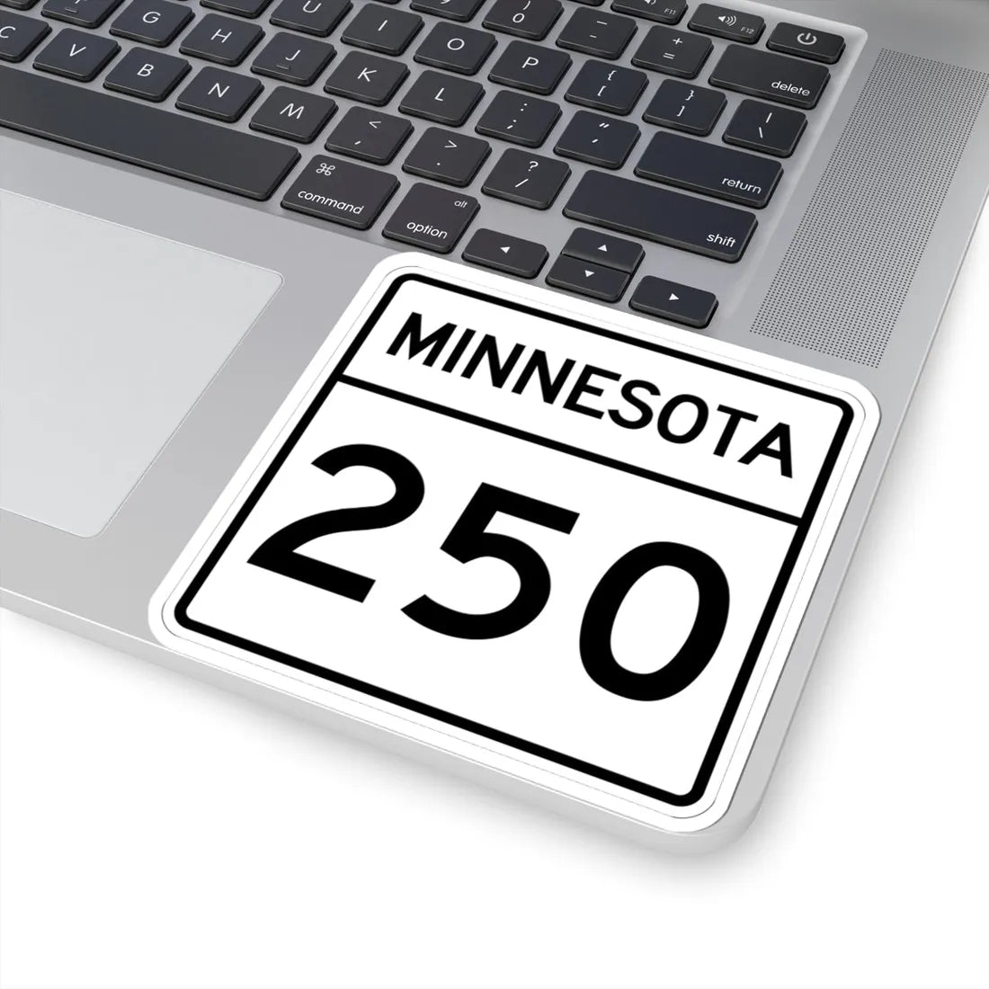 MN-250 1948 (Minnesota) (Road Sign) STICKER Vinyl Kiss-Cut Decal - The Sticker Space