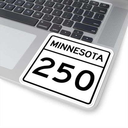 MN-250 1948 (Minnesota) (Road Sign) STICKER Vinyl Kiss-Cut Decal - The Sticker Space