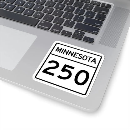 MN-250 1948 (Minnesota) (Road Sign) STICKER Vinyl Kiss-Cut Decal - The Sticker Space