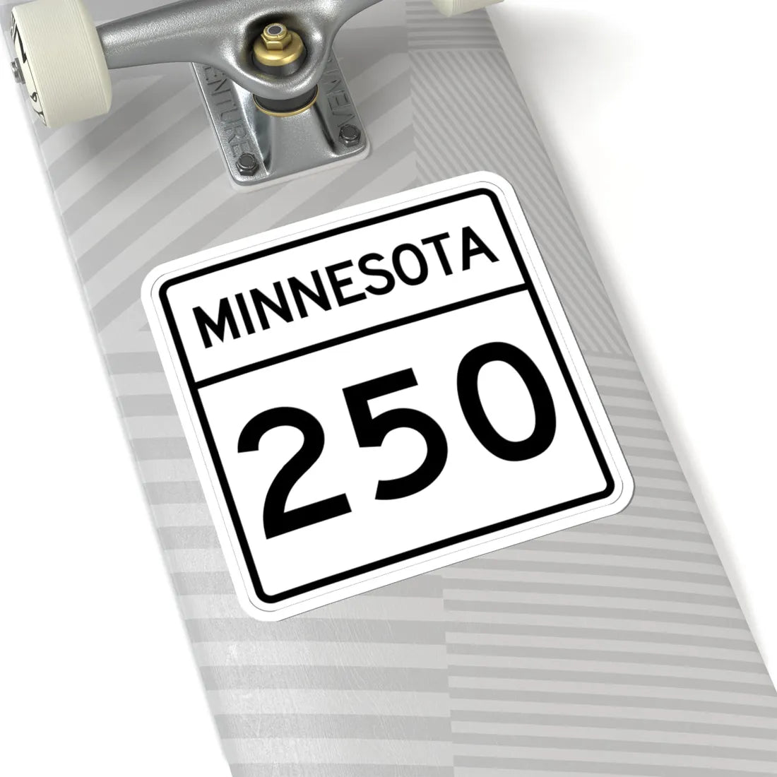 MN-250 1948 (Minnesota) (Road Sign) STICKER Vinyl Kiss-Cut Decal - The Sticker Space