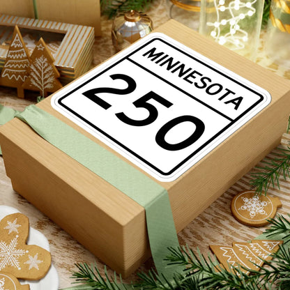 MN-250 1948 (Minnesota) (Road Sign) STICKER Vinyl Kiss-Cut Decal - The Sticker Space