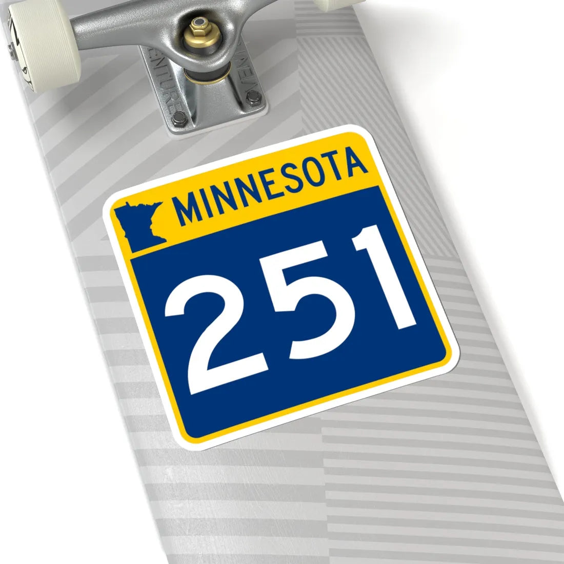 MN-251 (Minnesota) (Road Sign) STICKER Vinyl Kiss-Cut Decal - The Sticker Space