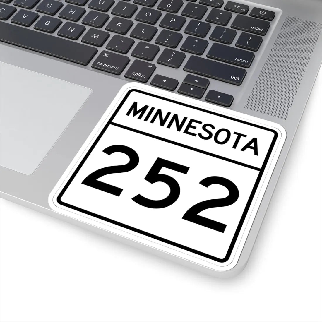 MN-252 1948 (Minnesota) (Road Sign) STICKER Vinyl Kiss-Cut Decal - The Sticker Space