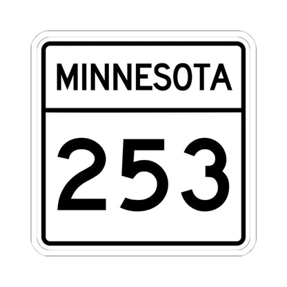 MN-253 1948 (Minnesota) (Road Sign) STICKER Vinyl Kiss-Cut Decal 6 Inch White - The Sticker Space