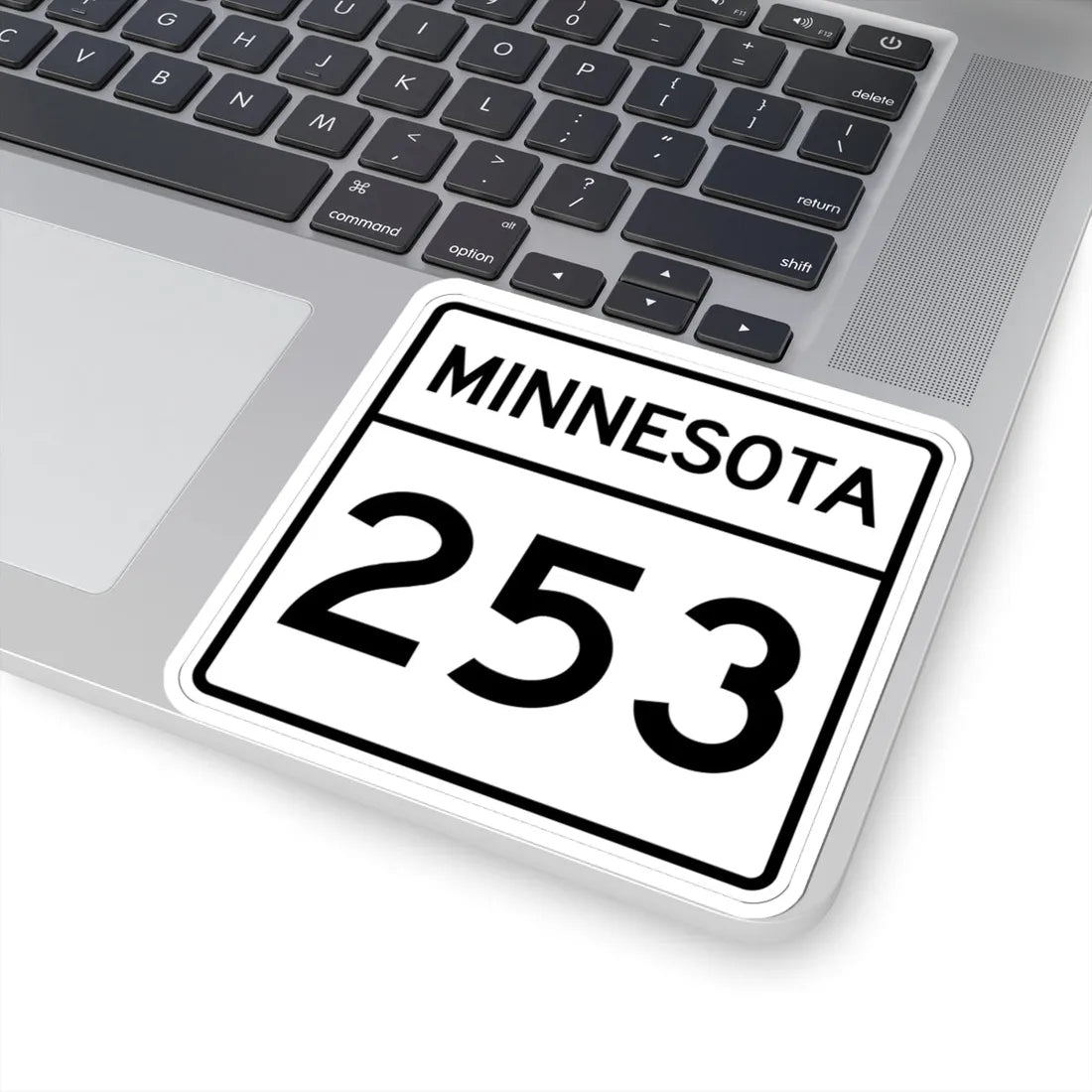 MN-253 1948 (Minnesota) (Road Sign) STICKER Vinyl Kiss-Cut Decal - The Sticker Space