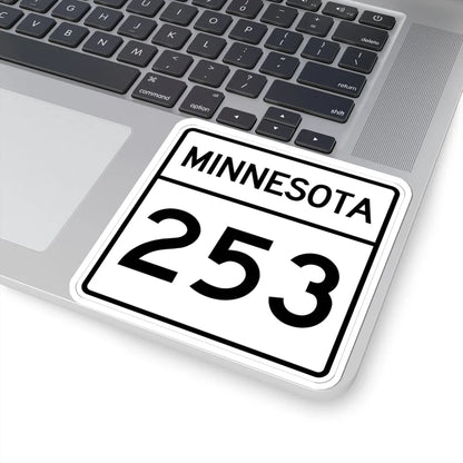 MN-253 1948 (Minnesota) (Road Sign) STICKER Vinyl Kiss-Cut Decal - The Sticker Space