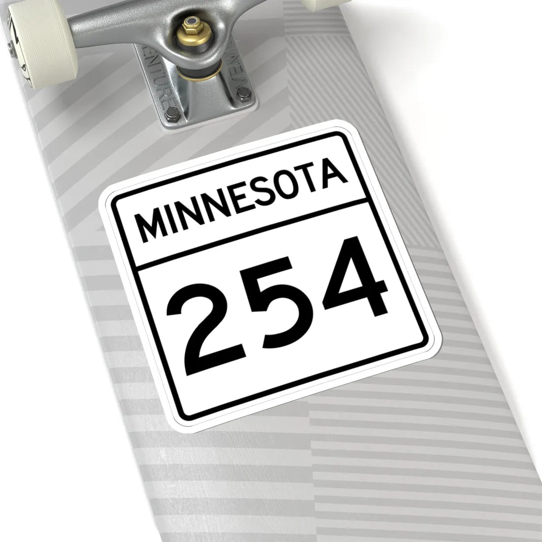 MN-254 1948 (Minnesota) (Road Sign) STICKER Vinyl Kiss-Cut Decal - The Sticker Space