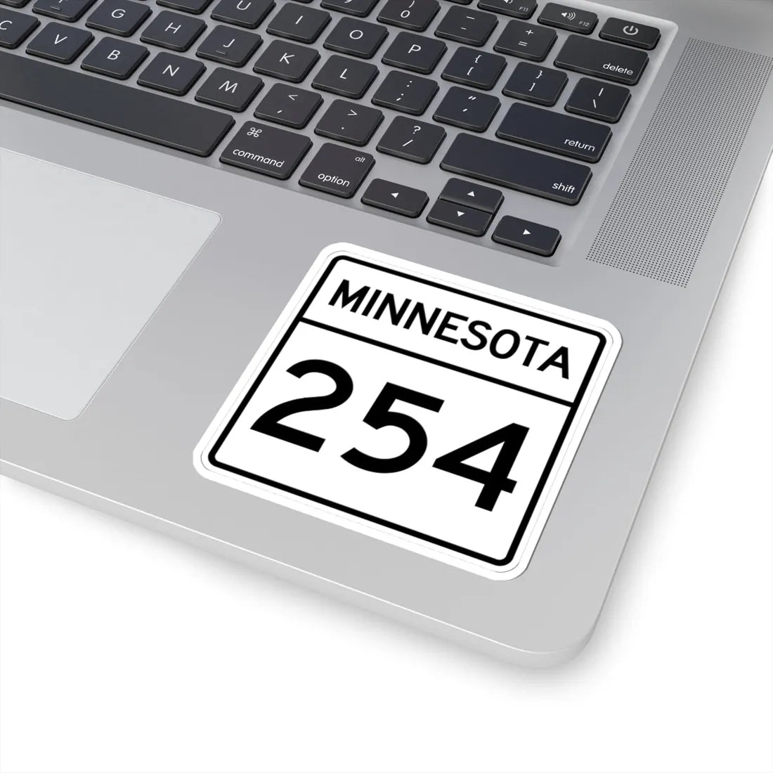 MN-254 1948 (Minnesota) (Road Sign) STICKER Vinyl Kiss-Cut Decal - The Sticker Space