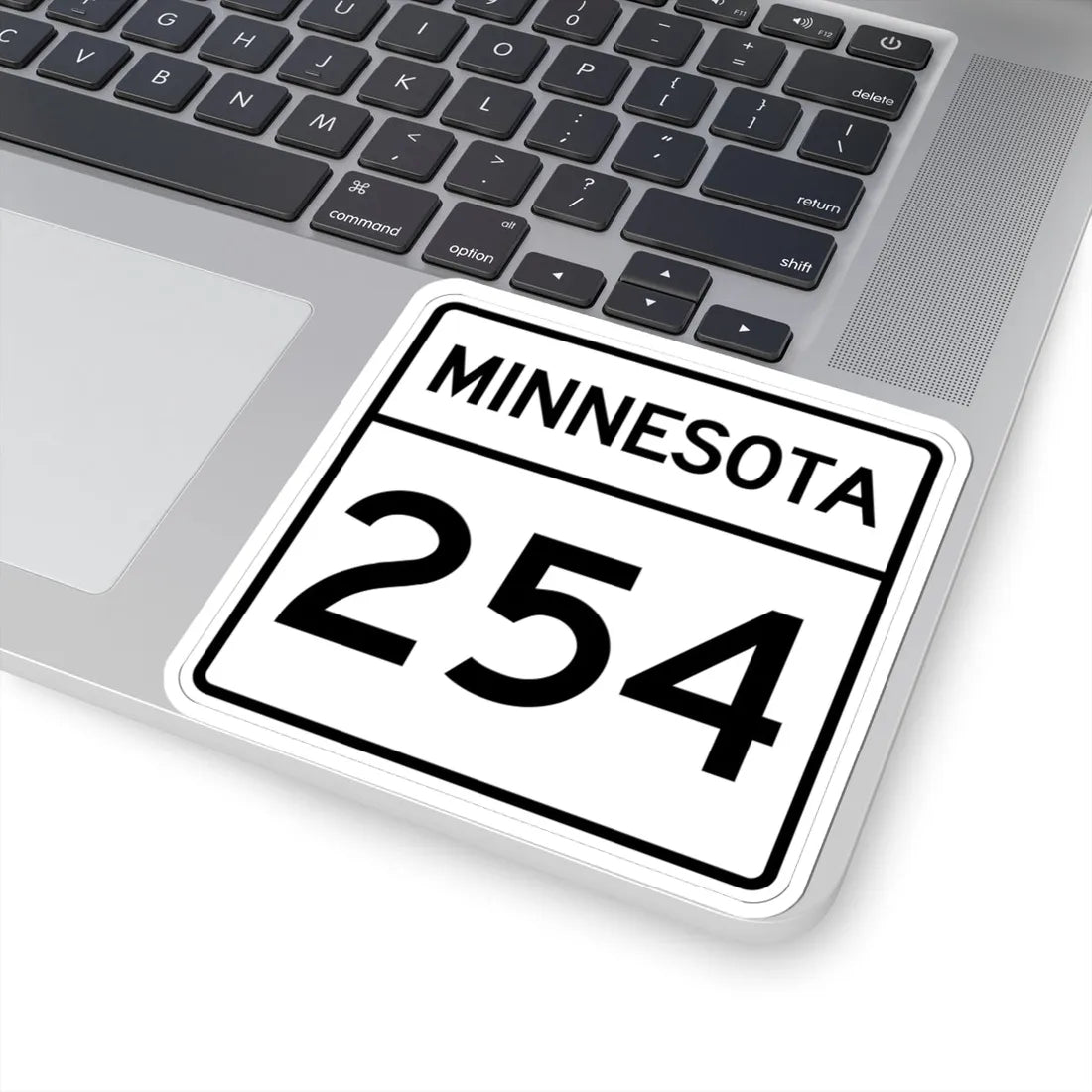 MN-254 1948 (Minnesota) (Road Sign) STICKER Vinyl Kiss-Cut Decal - The Sticker Space