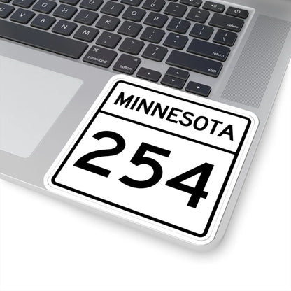 MN-254 1948 (Minnesota) (Road Sign) STICKER Vinyl Kiss-Cut Decal - The Sticker Space