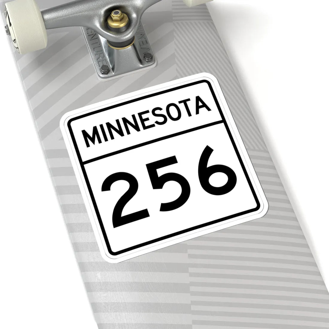 MN-256 1948 (Minnesota) (Road Sign) STICKER Vinyl Kiss-Cut Decal - The Sticker Space