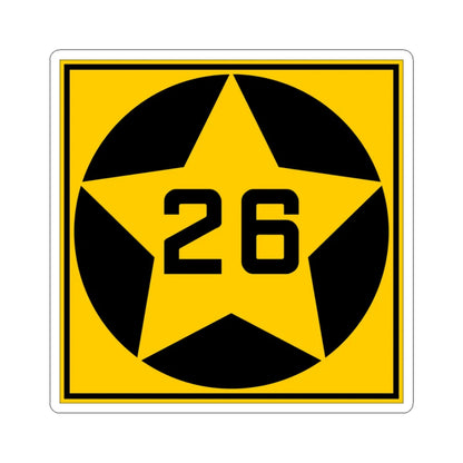 MN-26 1920 (Minnesota) (Road Sign) STICKER Vinyl Kiss-Cut Decal 3 Inch White - The Sticker Space