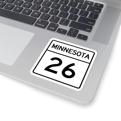 MN-26 1948 (Minnesota) (Road Sign) STICKER Vinyl Kiss-Cut Decal - The Sticker Space