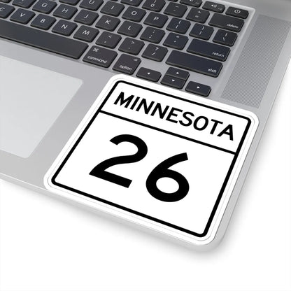 MN-26 1948 (Minnesota) (Road Sign) STICKER Vinyl Kiss-Cut Decal - The Sticker Space