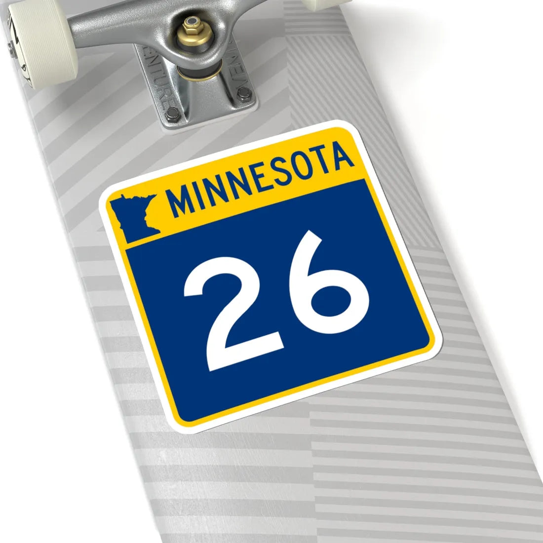 MN-26 (Minnesota) (Road Sign) STICKER Vinyl Kiss-Cut Decal - The Sticker Space
