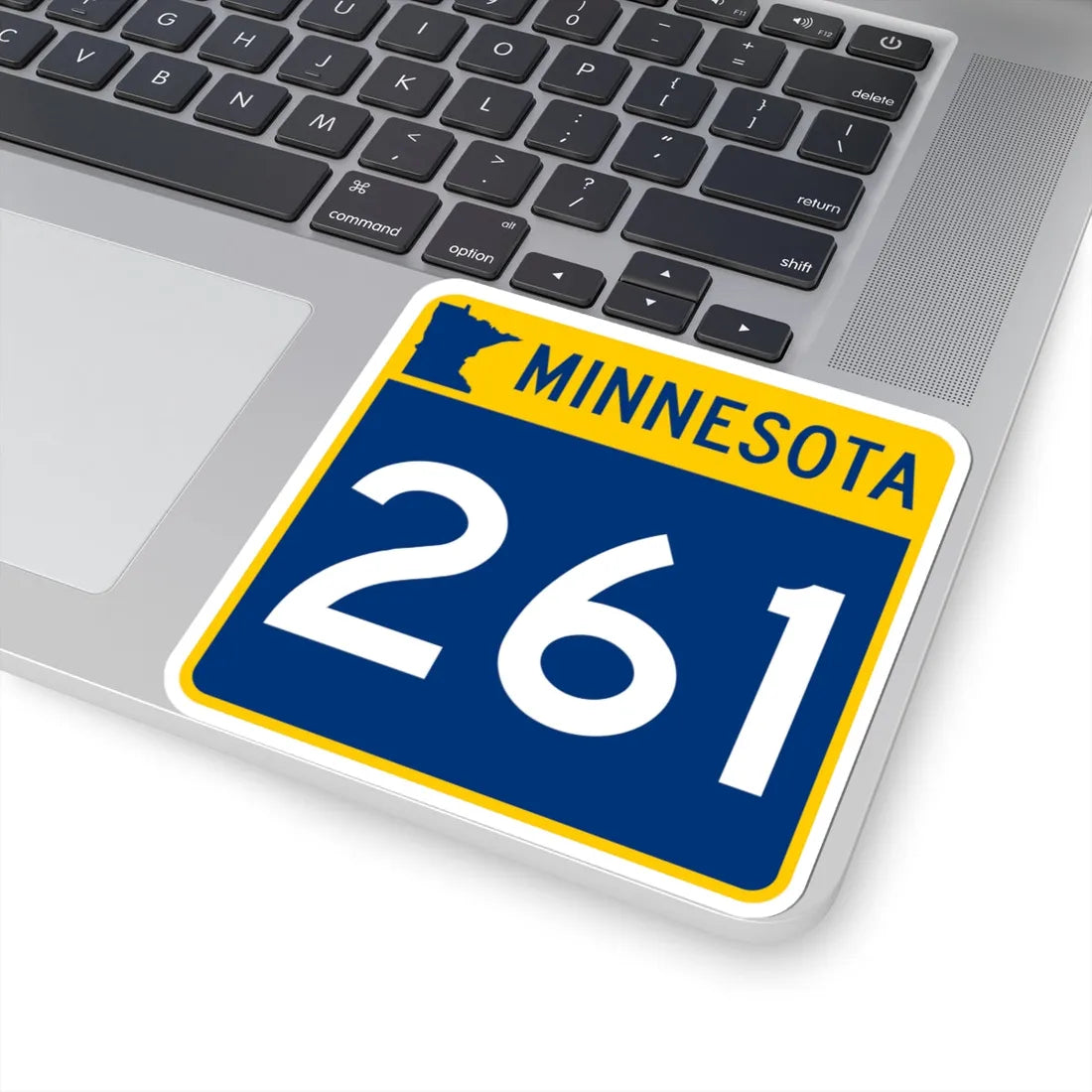 MN-261 (Minnesota) (Road Sign) STICKER Vinyl Kiss-Cut Decal - The Sticker Space