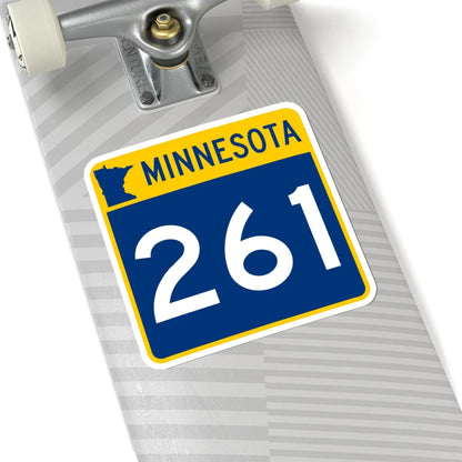 MN-261 (Minnesota) (Road Sign) STICKER Vinyl Kiss-Cut Decal - The Sticker Space