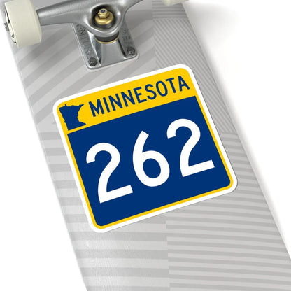 MN-262 (Minnesota) (Road Sign) STICKER Vinyl Kiss-Cut Decal - The Sticker Space