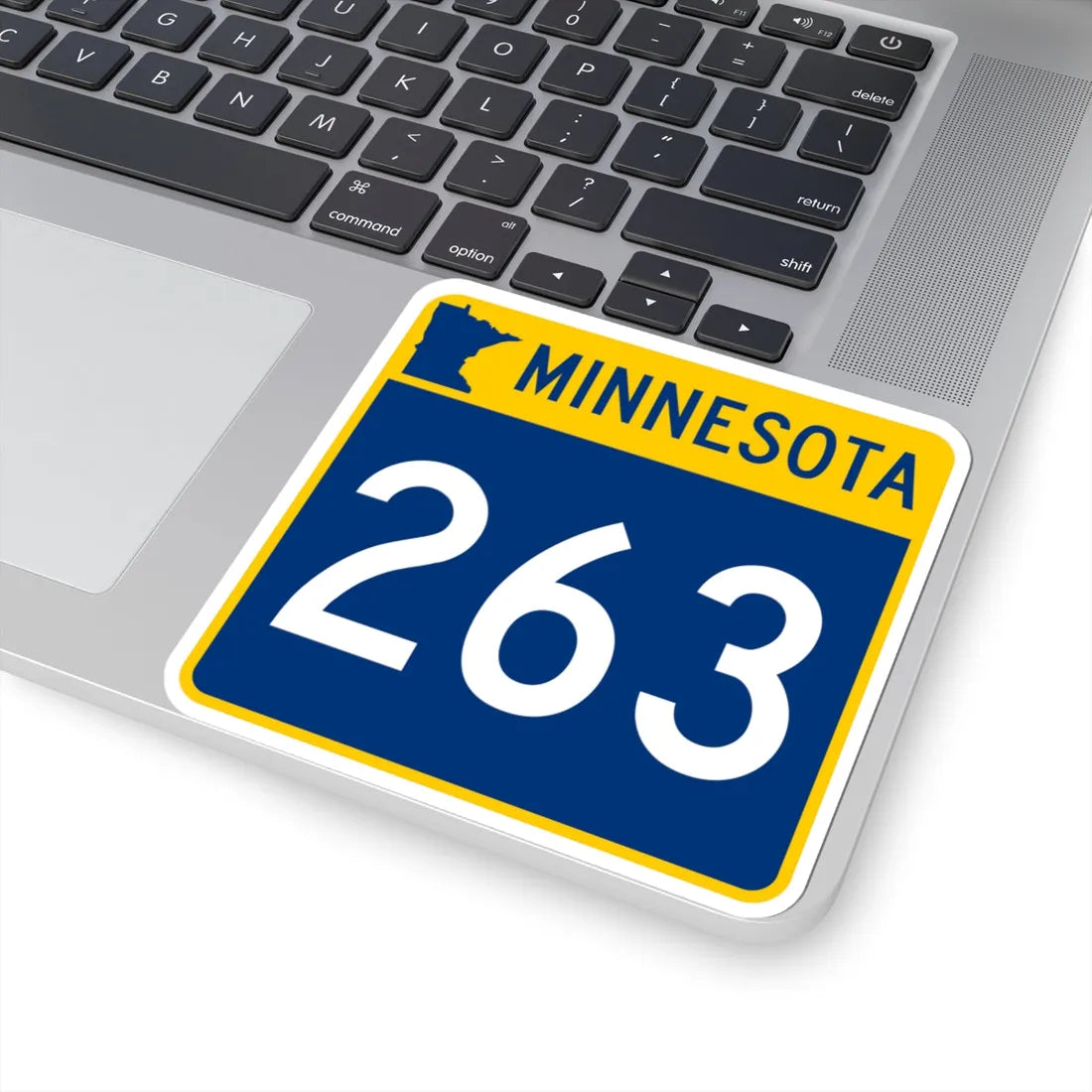MN-263 (Minnesota) (Road Sign) STICKER Vinyl Kiss-Cut Decal - The Sticker Space