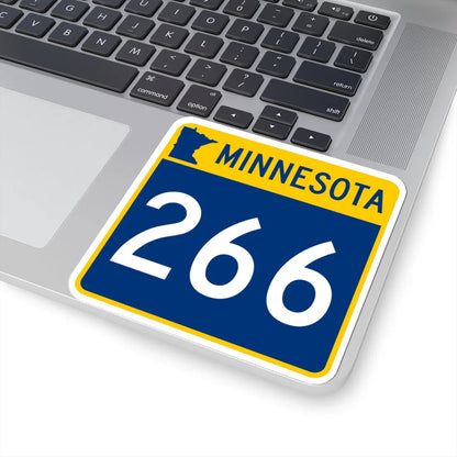 MN-266 (Minnesota) (Road Sign) STICKER Vinyl Kiss-Cut Decal - The Sticker Space