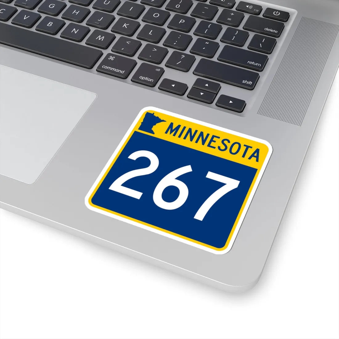 MN-267 (Minnesota) (Road Sign) STICKER Vinyl Kiss-Cut Decal - The Sticker Space