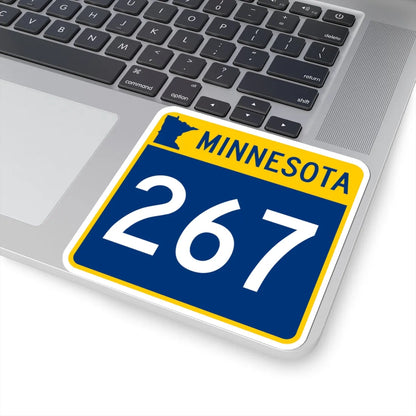 MN-267 (Minnesota) (Road Sign) STICKER Vinyl Kiss-Cut Decal - The Sticker Space