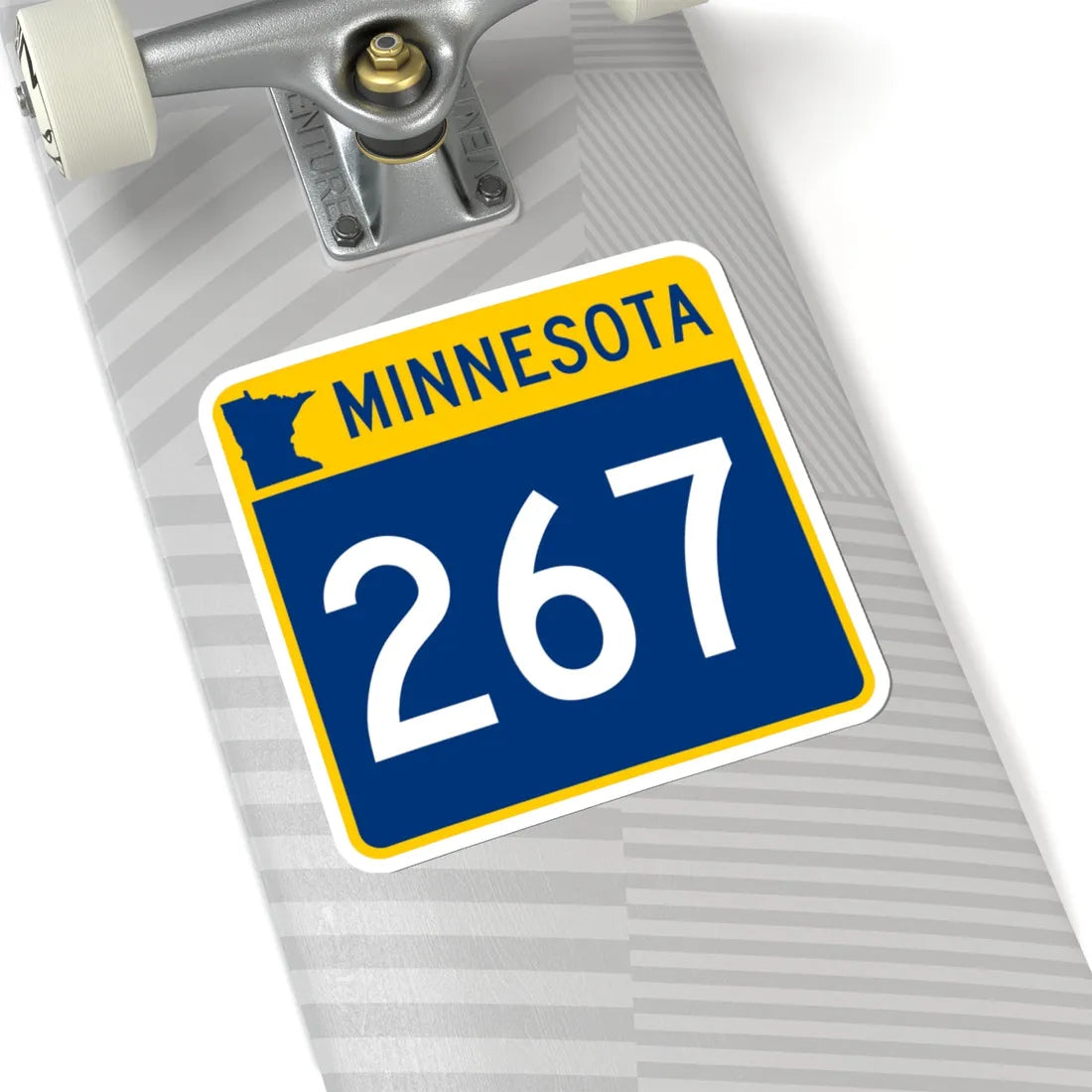 MN-267 (Minnesota) (Road Sign) STICKER Vinyl Kiss-Cut Decal - The Sticker Space