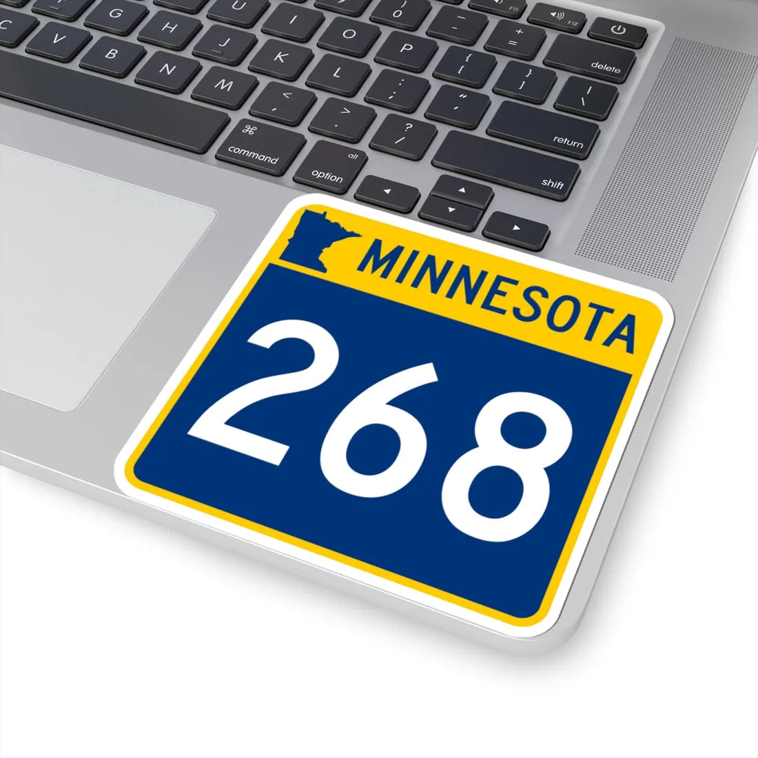 MN-268 (Minnesota) (Road Sign) STICKER Vinyl Kiss-Cut Decal - The Sticker Space