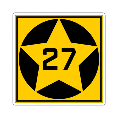 MN-27 1920 (Minnesota) (Road Sign) STICKER Vinyl Kiss-Cut Decal 2 Inch White - The Sticker Space