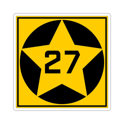 MN-27 1920 (Minnesota) (Road Sign) STICKER Vinyl Kiss-Cut Decal 3 Inch White - The Sticker Space